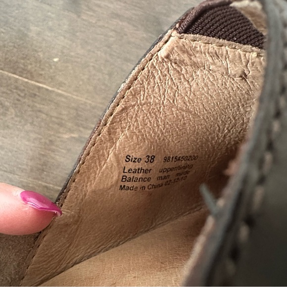 Dansko‎ Solstice Brown Leather Split Toe Strap Clog Shoes Size 38 - Picture 6 of 10